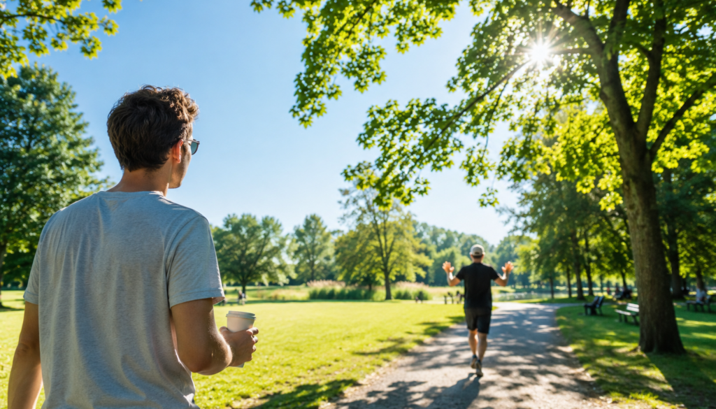 Das Klatschen im Park